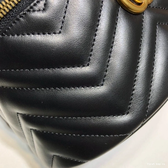 First bag ru small case cosmetic GUCCI GG Marmont 0711